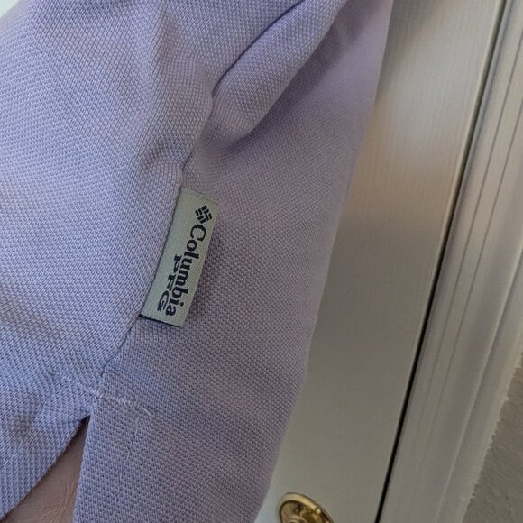 Columbua | PFG Lavender Sleeveless Polo Shirt | M | SPF 50+ | EUC - Picture 4 of 6